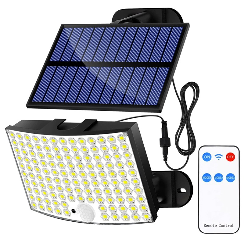 LED Solar PIR Motion Sensor Wall Light Outdoor Garden Security Flood Street Lamp — image 9