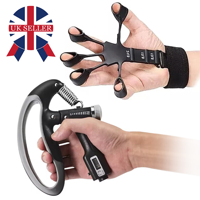 Sport 10-100 Kg Hand Grip Strengthener Adjustable Forearm Wrist Finger Trainer — image 3