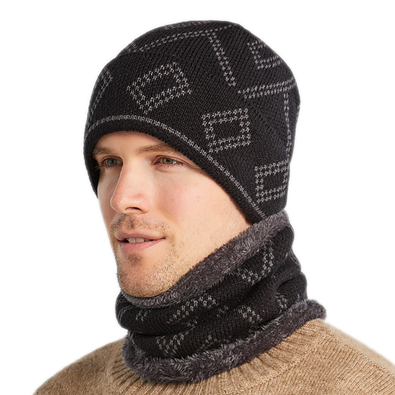 Hedging Hat With Thick Square Pattern To Keep Warm — foto 4
