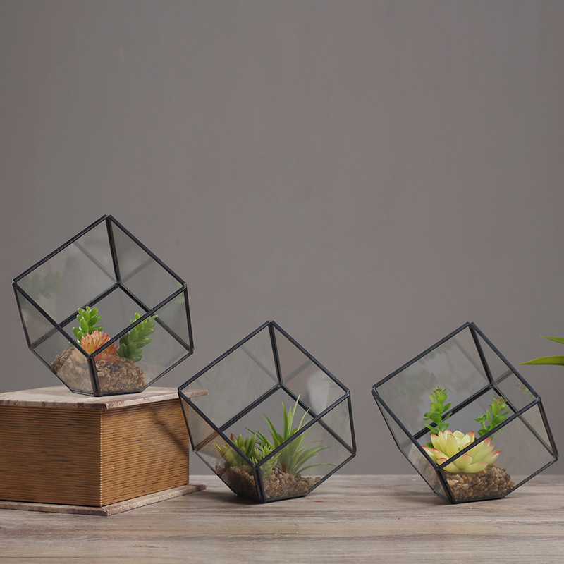 Glass Square Greenhouse Planter, picture 3 of 4