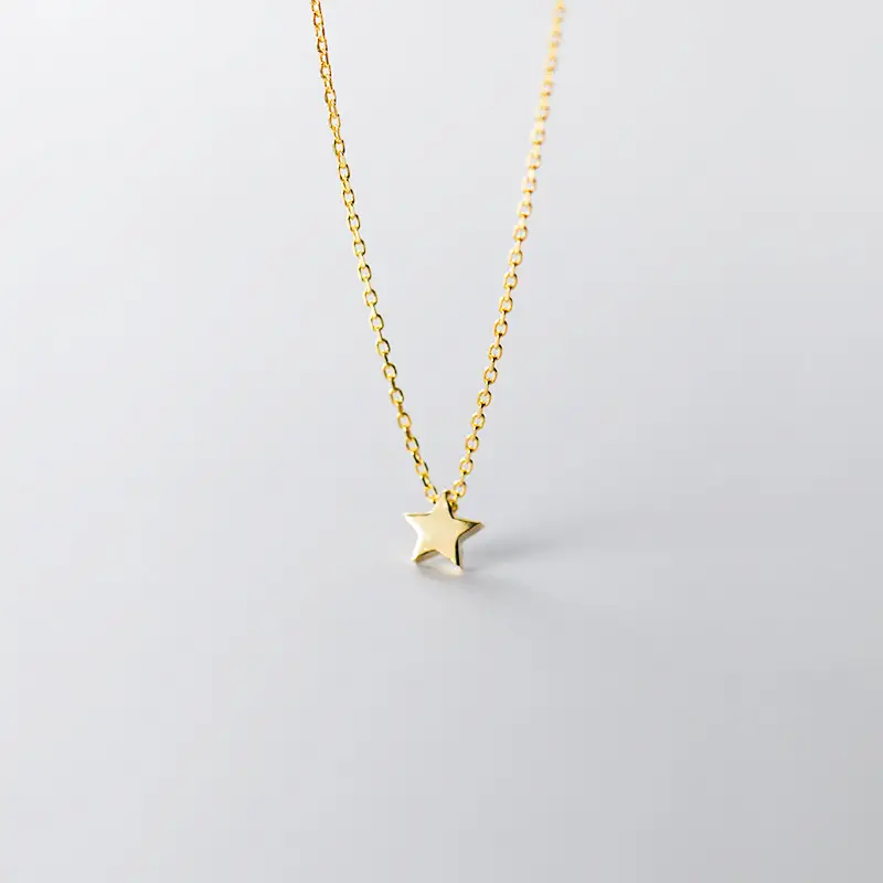 Women's Japanese And Korean Style Cute And Sweet Silver Necklace