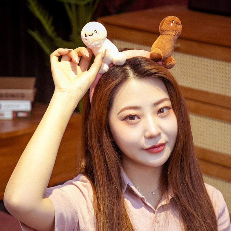 Cute And Funny Wish Plush Headband — foto 3