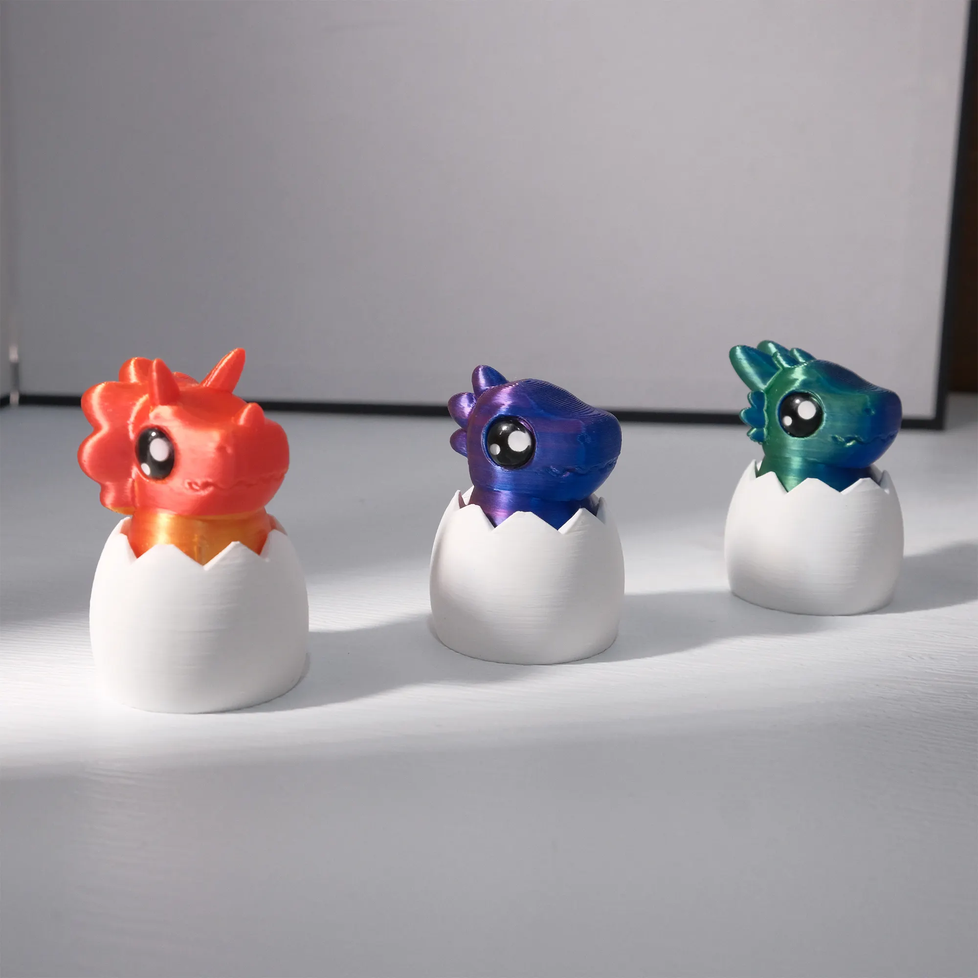 3D Printed Dinosaur Egg Fidget Figure, Cute