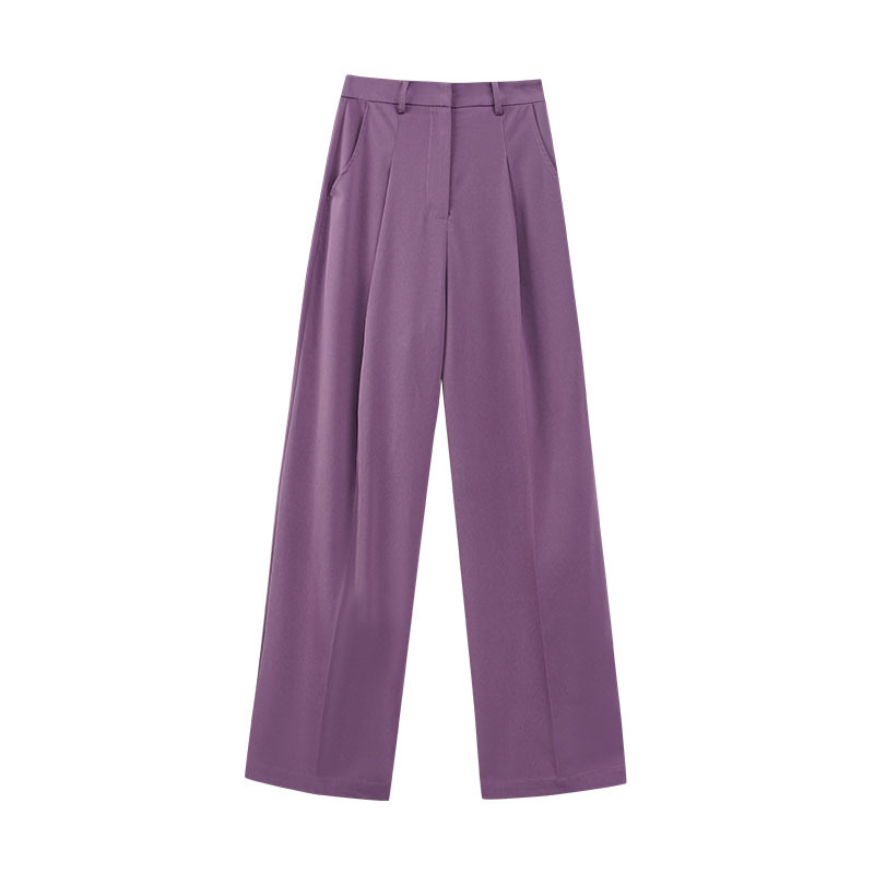 Title 4, Draped purple straight pants