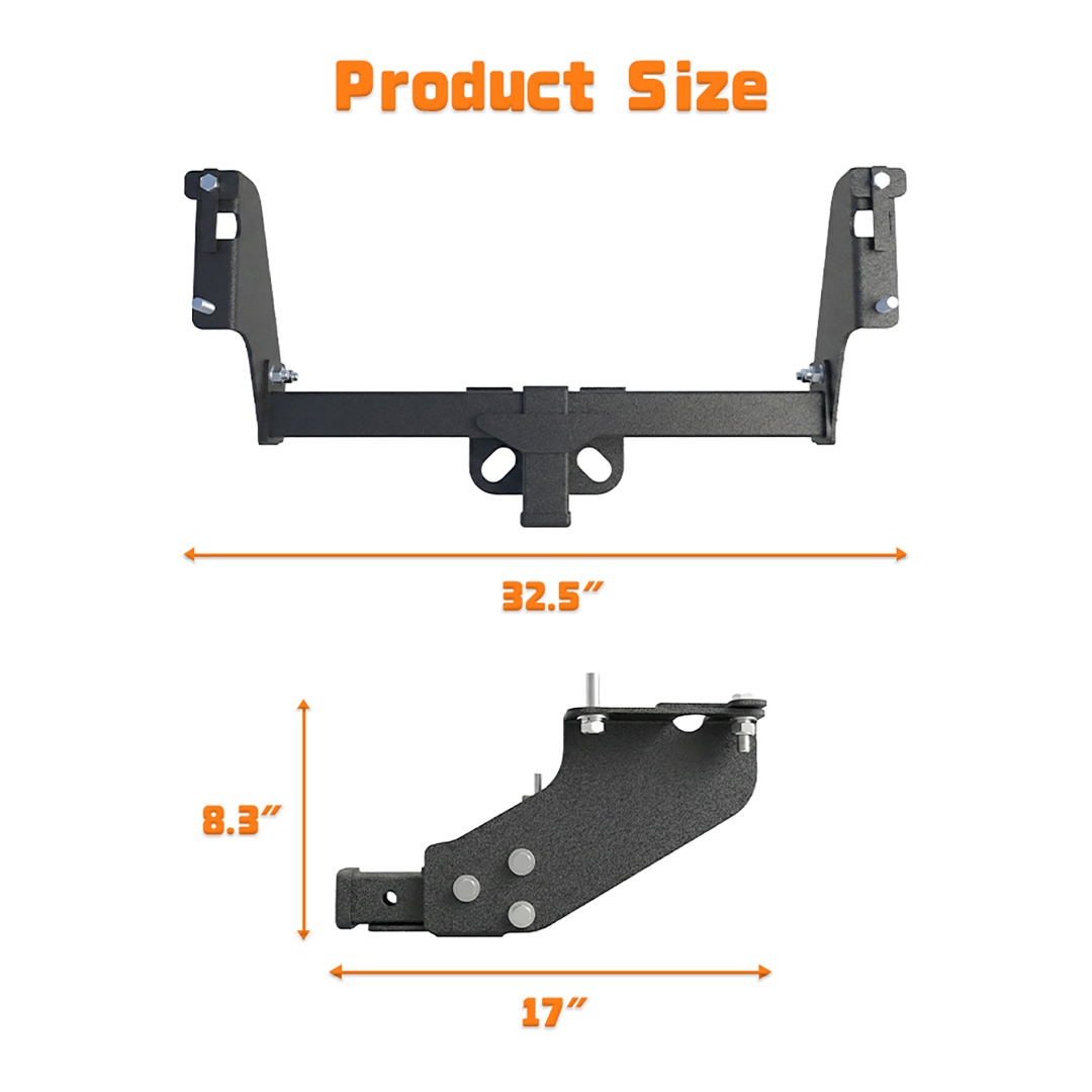 Black Class 3 Tow Trailer Hitch 2 Inch Receiver Compatible With 1983-2011 Ford Ranger  1994-2009 Mazda B2300 B3000 B4000 Pickup — foto 10