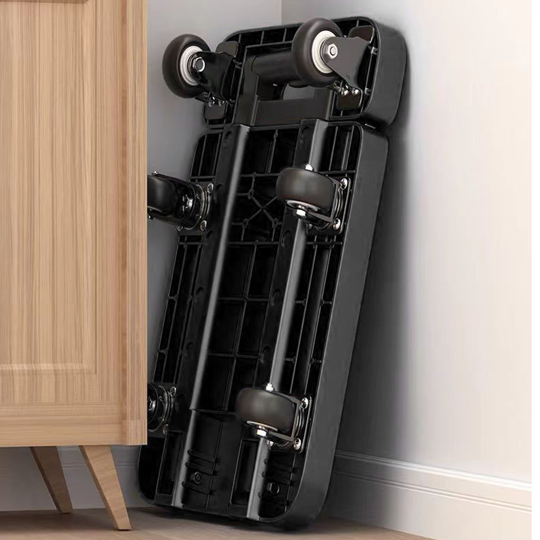 270KG Folding Hand Truck Luggage Dolly Trolley Moving Platform Cart Heavy Duty 22