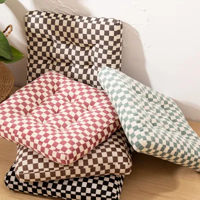 Autumn And Winter Corduroy High Elastic Pearl Cotton Seat Cushion
