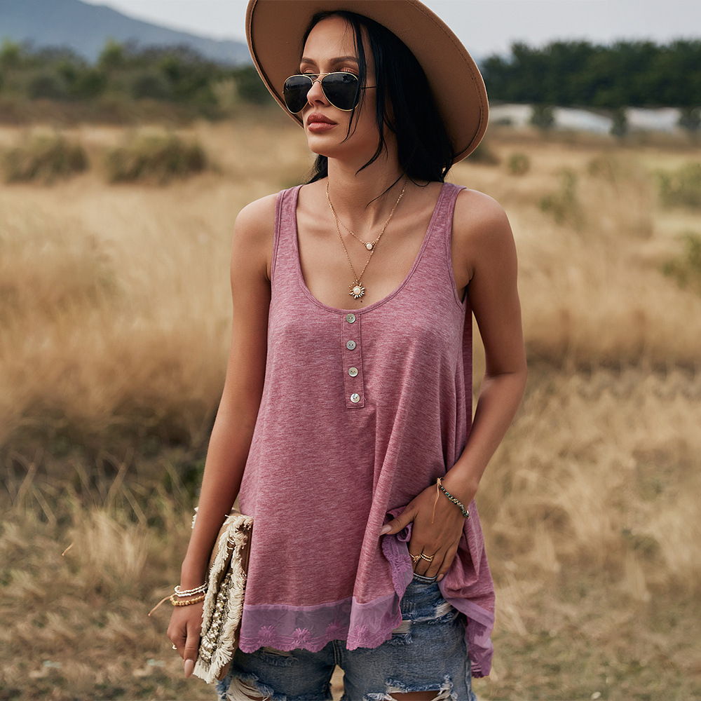 Design Sense Women's Loose Home Casual Top