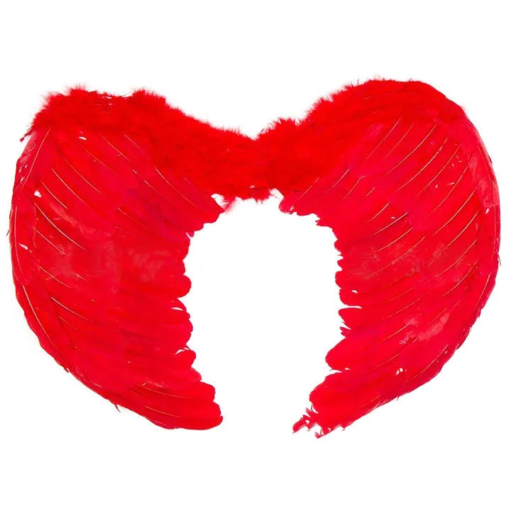 Halloween Costumes, Children's Performance Props Angel Wings - Red