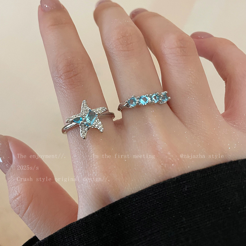 Bague Zircon Bleu Femme — Élégance et Style Assuré - image 6