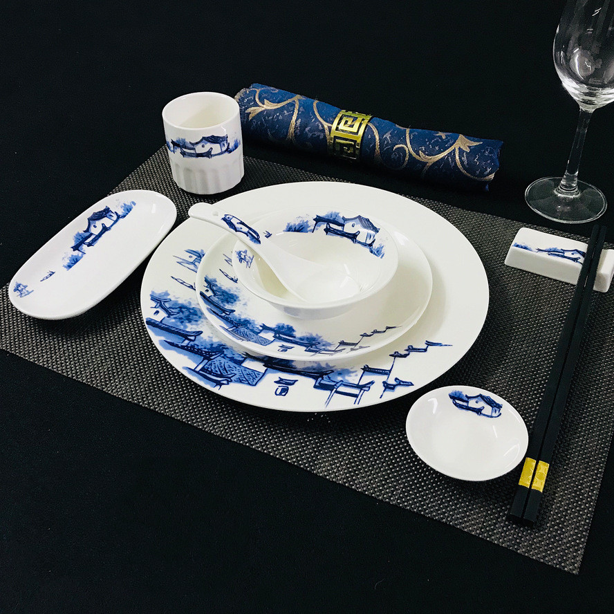 Title 14, Chinese Restaurant Hotel Set Table Ceramic Dish...