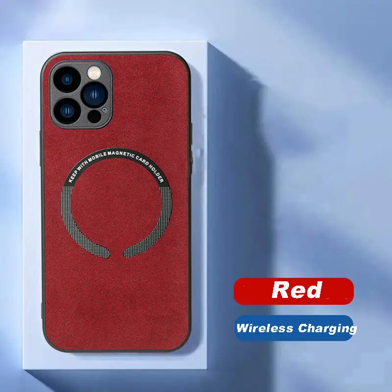 Flip Fur Magnetic Shell Mobile Phone Protective Cover