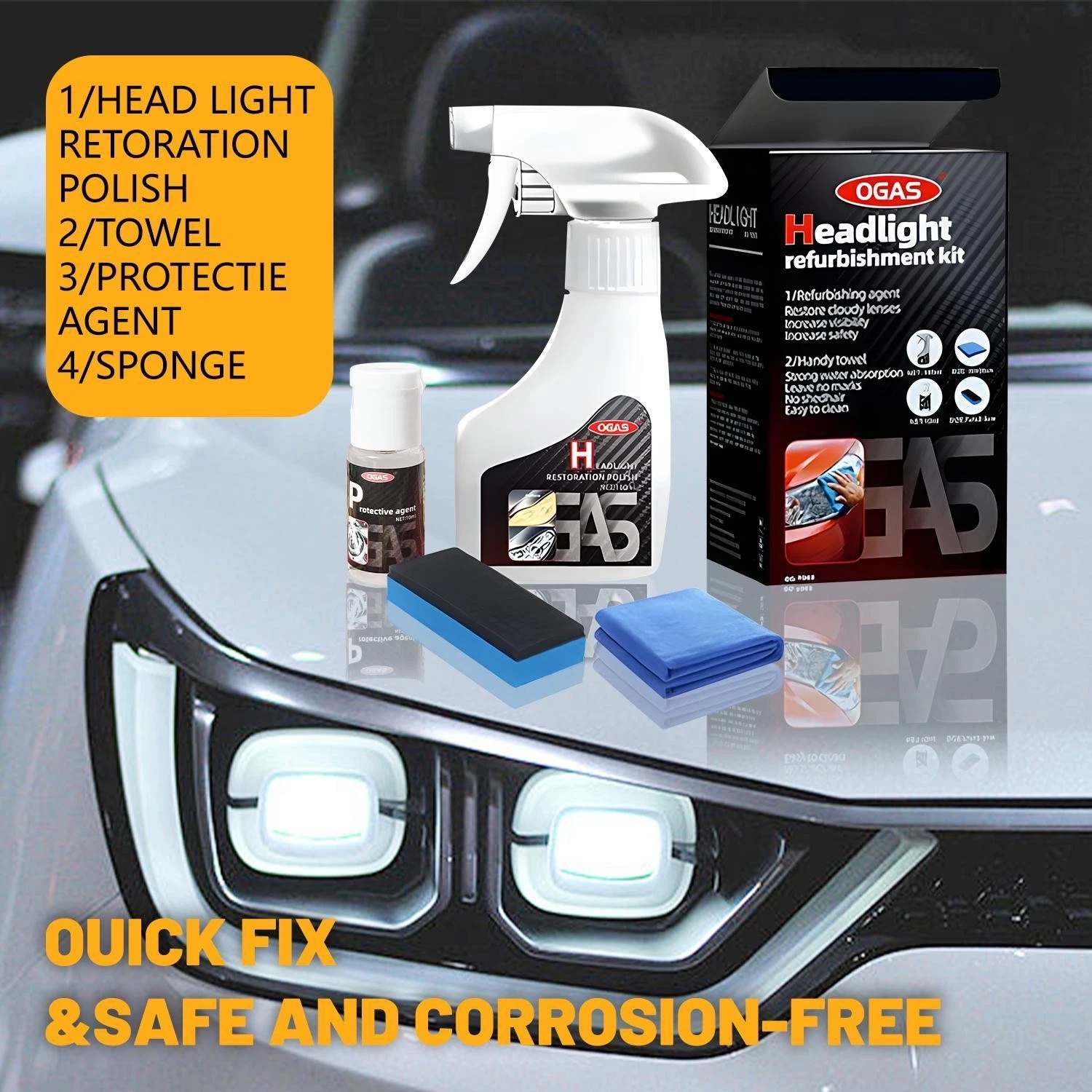 Headlight Restoration Kit