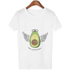 Wishebay European And American Avocado Print Top Vegetarian T-shirt - View 1