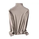 Black Grey Half High Neck