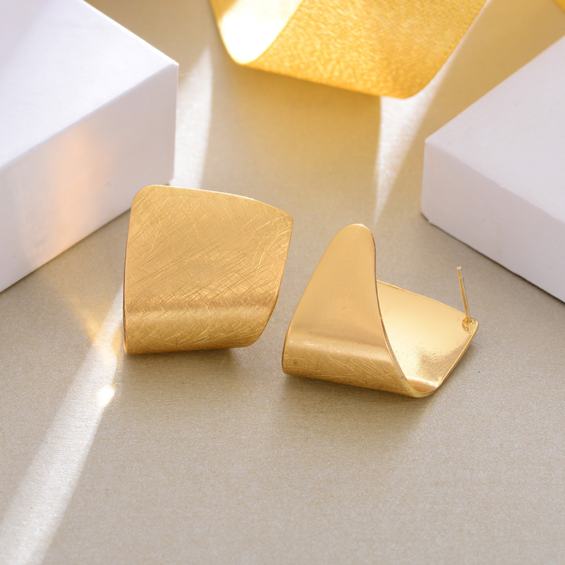 Trendy Simple Retro Simple Geometric Earrings