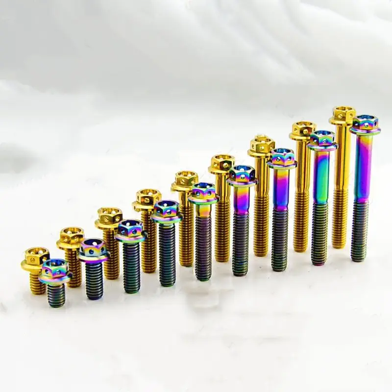 EFsolid Titanium Alloy Flange Head Screw Floor