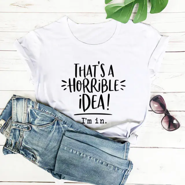 Letter Print Women's Creative Short sleeved T Shirt Women White - Shop at LoveMi