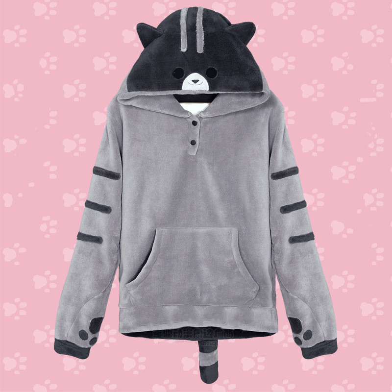 Title 5, Japanese Cute Cat Backyard Sweater And Hoodie