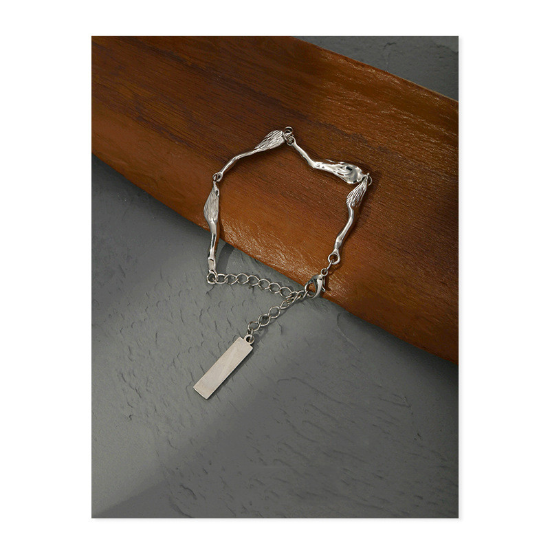 Water Ripple Bracelet Female Personality Design Simple Fashion High-end Sense Of Hand Ornaments