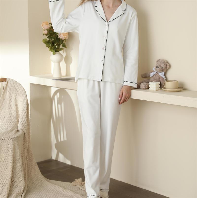 Women's Brushed Thin Velvet Pajamas Suit - Image 2