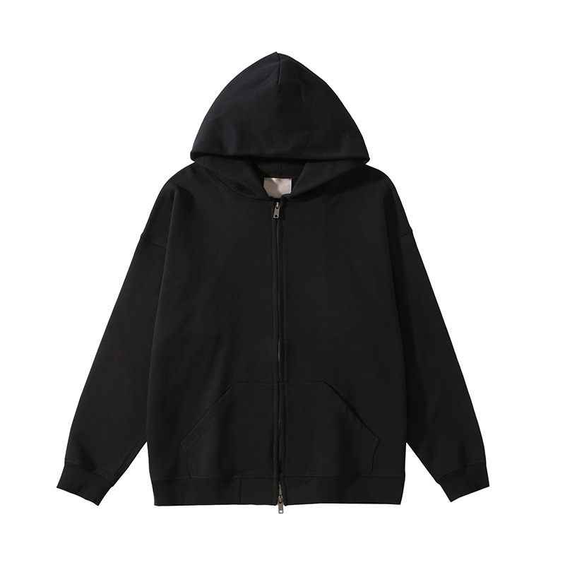 Men's Fashion Brand Thickened Zipper Hood Coat