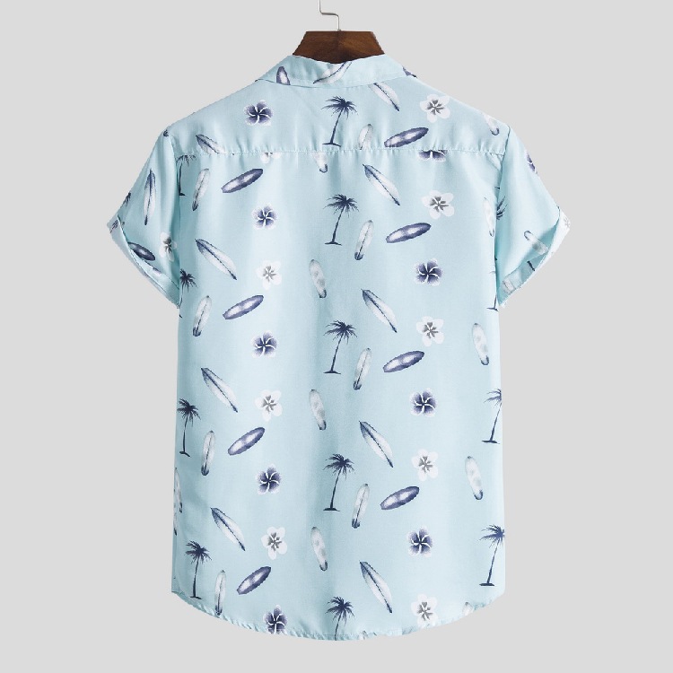 Hawaiian Beach Style Summer Suit Collar Short Sleeve Printed Shirt 7ba8876f 4ac7 4486 9721 155bbb70d862