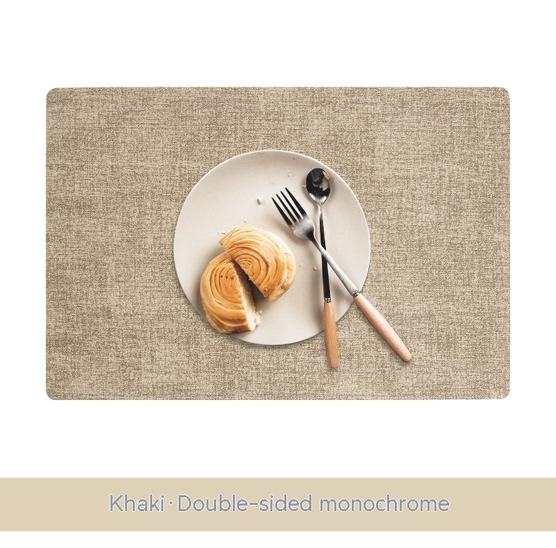 Simple Table Mat Leather Meal Waterproof And Heat Insulation