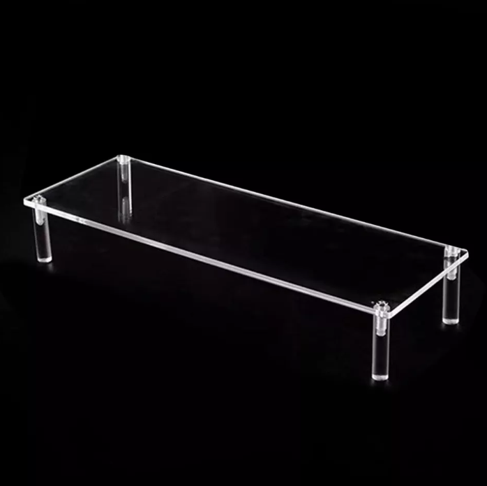 Transparent Acrylic Riser Removable Rack Display Shelf For Toys Figures - Image 1
