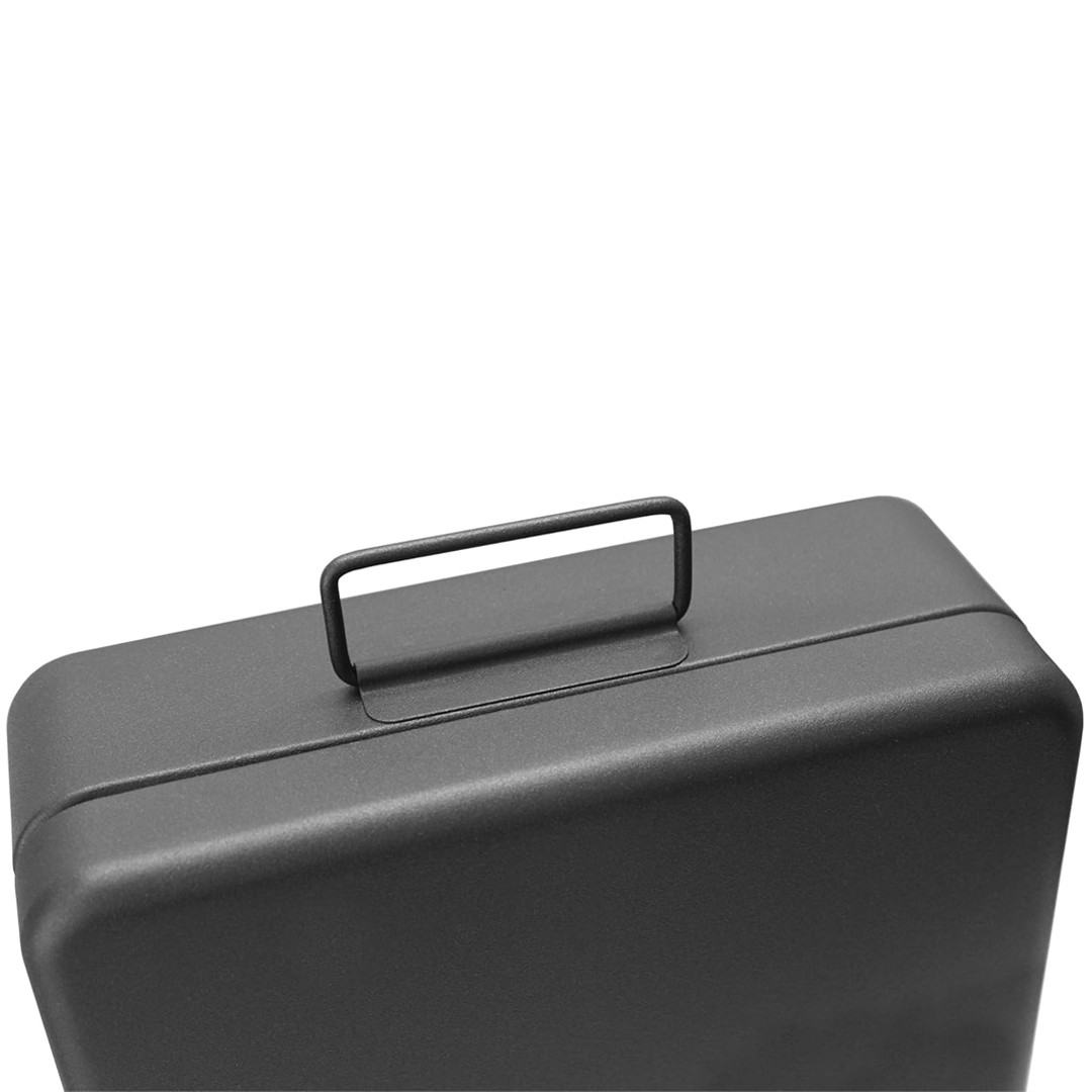 Security Lock Box Large Chest Cash Safe Keys Document Home Office — image 3