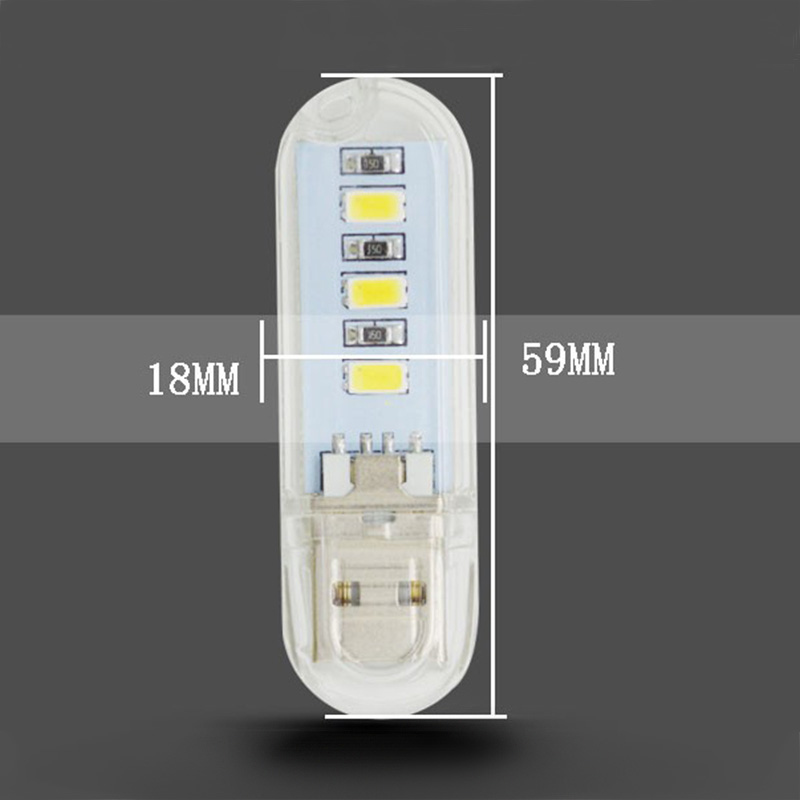 LED Night Light Computer Desk Lamp Power Bank Mobile Power Highlight Portable - Image 4