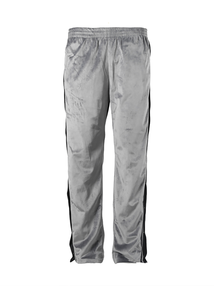 Title 6, Contrast Velvet-breasted Straight-leg Sweatpant...