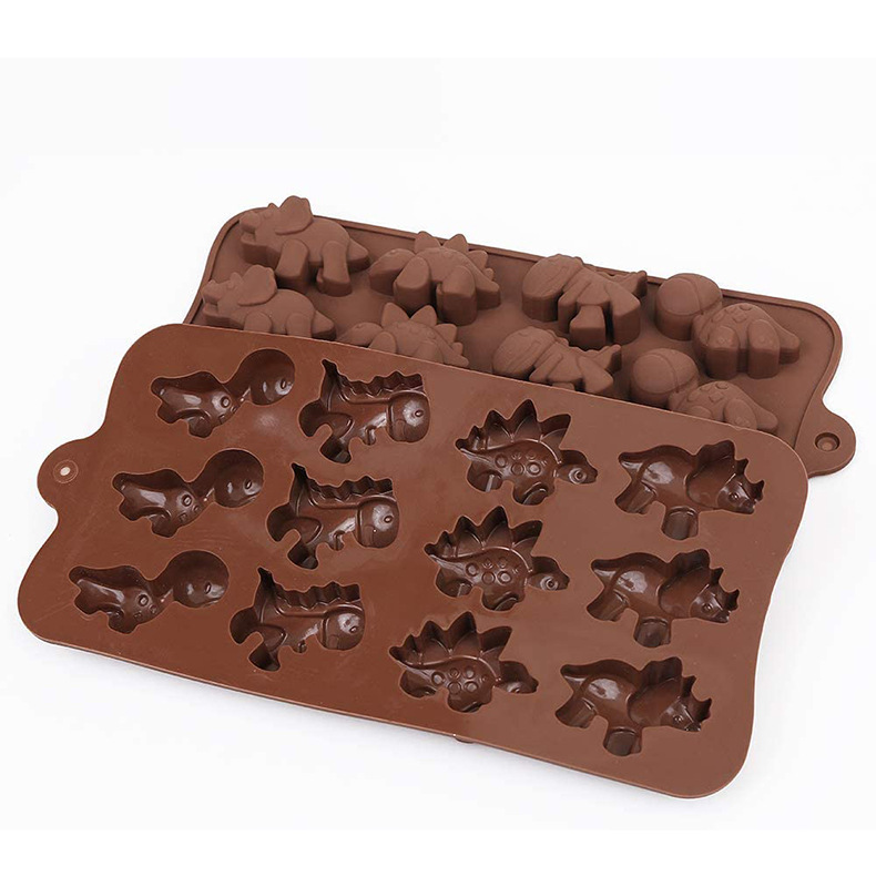 Title 4, Dinosaur Silicone Christmas Chocolate Fondant Mold