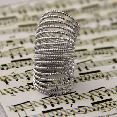 Women's New Creative Simple Geometric Ring Platinum - Shop at LoveMi