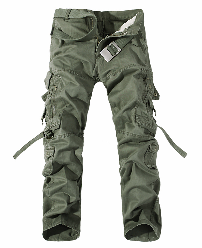 Men's Multi-pocket Cargo Pants Washed Hot Sale Cargo Pants - Picture 7 of 7