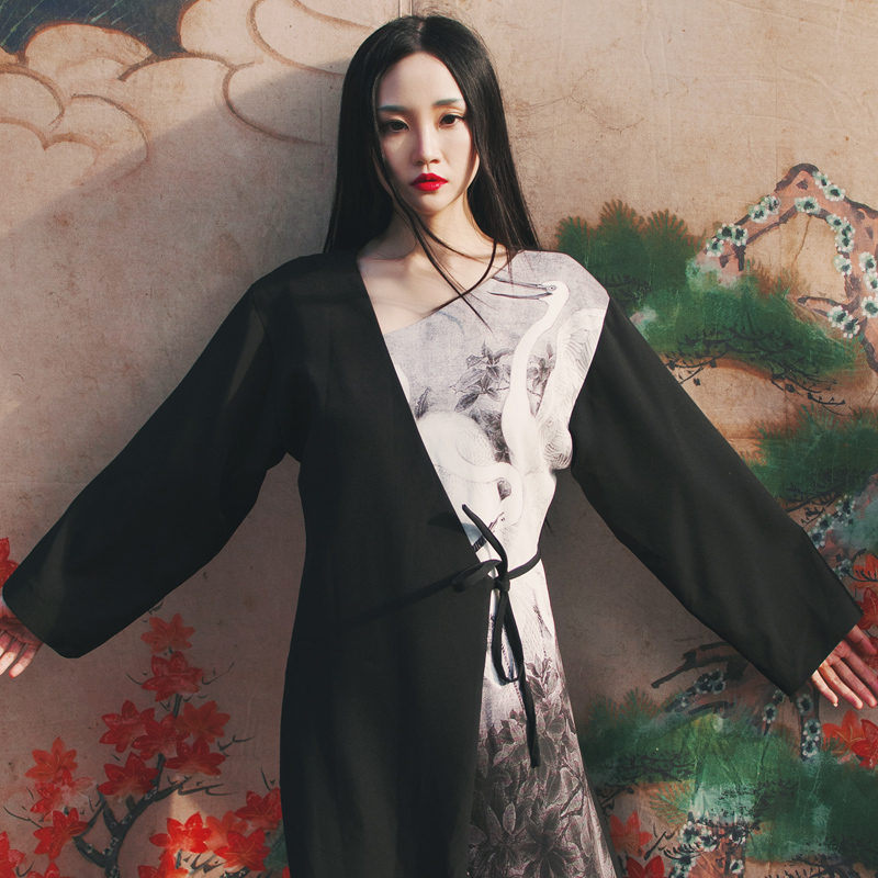 Long Pine And Lone Crane Multi-Wear Dress