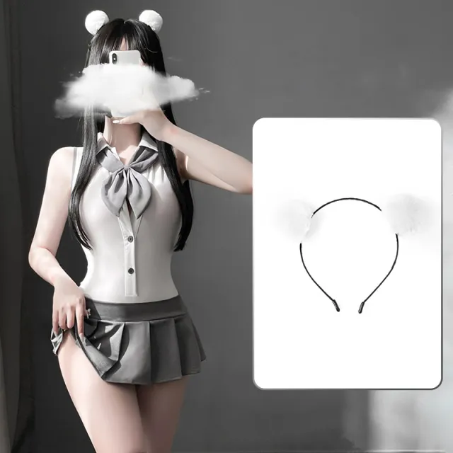 Lingerie Preppy Backless Bodysuit Set - Shop at LoveMi