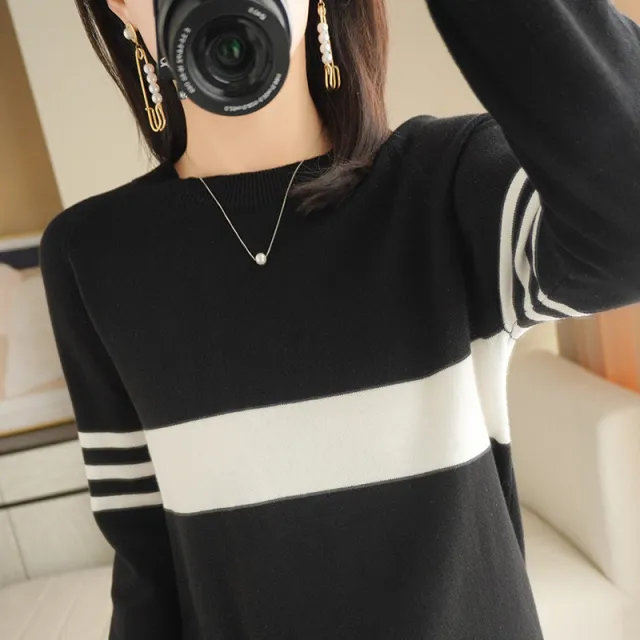 Women's Loose Color Matching Versatile Casual Short Coat Black - Shop at LoveMi