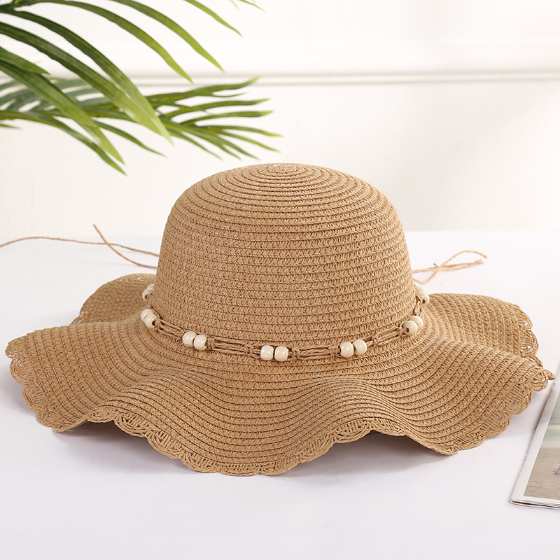 Women's Fashion Large Eaves Wave Edge Sun Hat