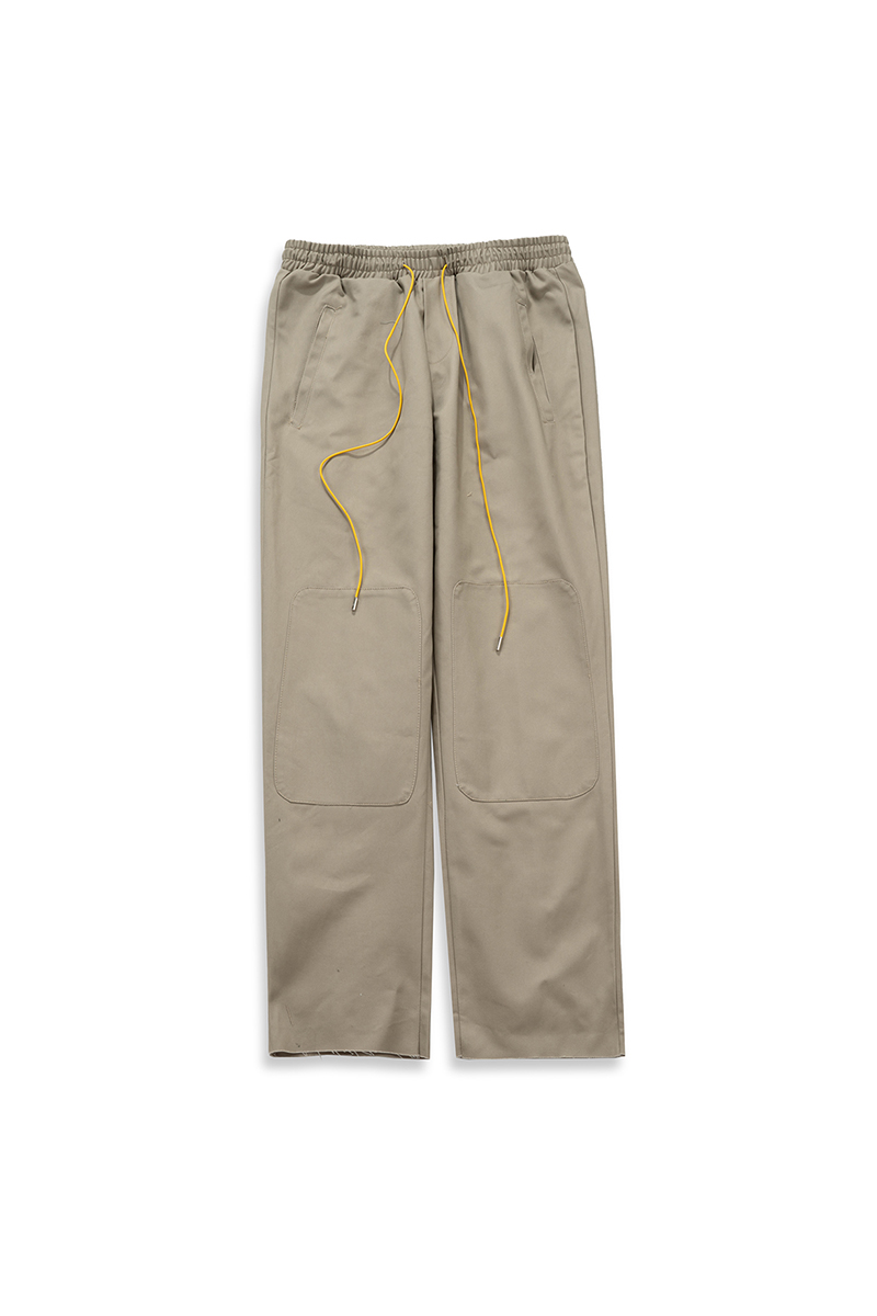 Title 2, Pantaloni casual unisex con cuciture a sorriso,...