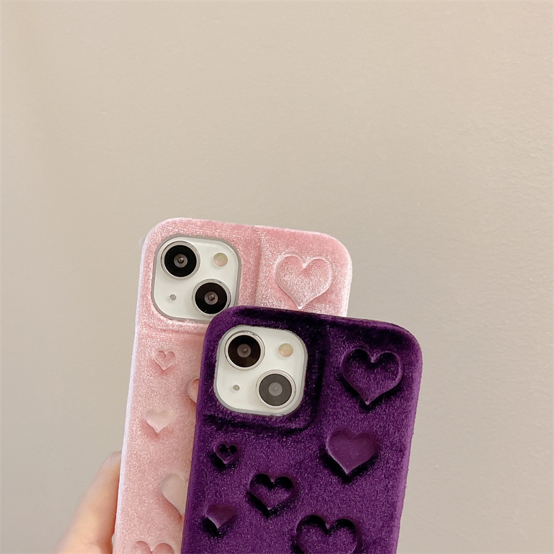 Plush Full Screen Love Phone Case - Image 6