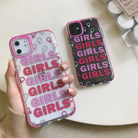 Girl Case All-inclusive Soft Transparent Protective Applicable