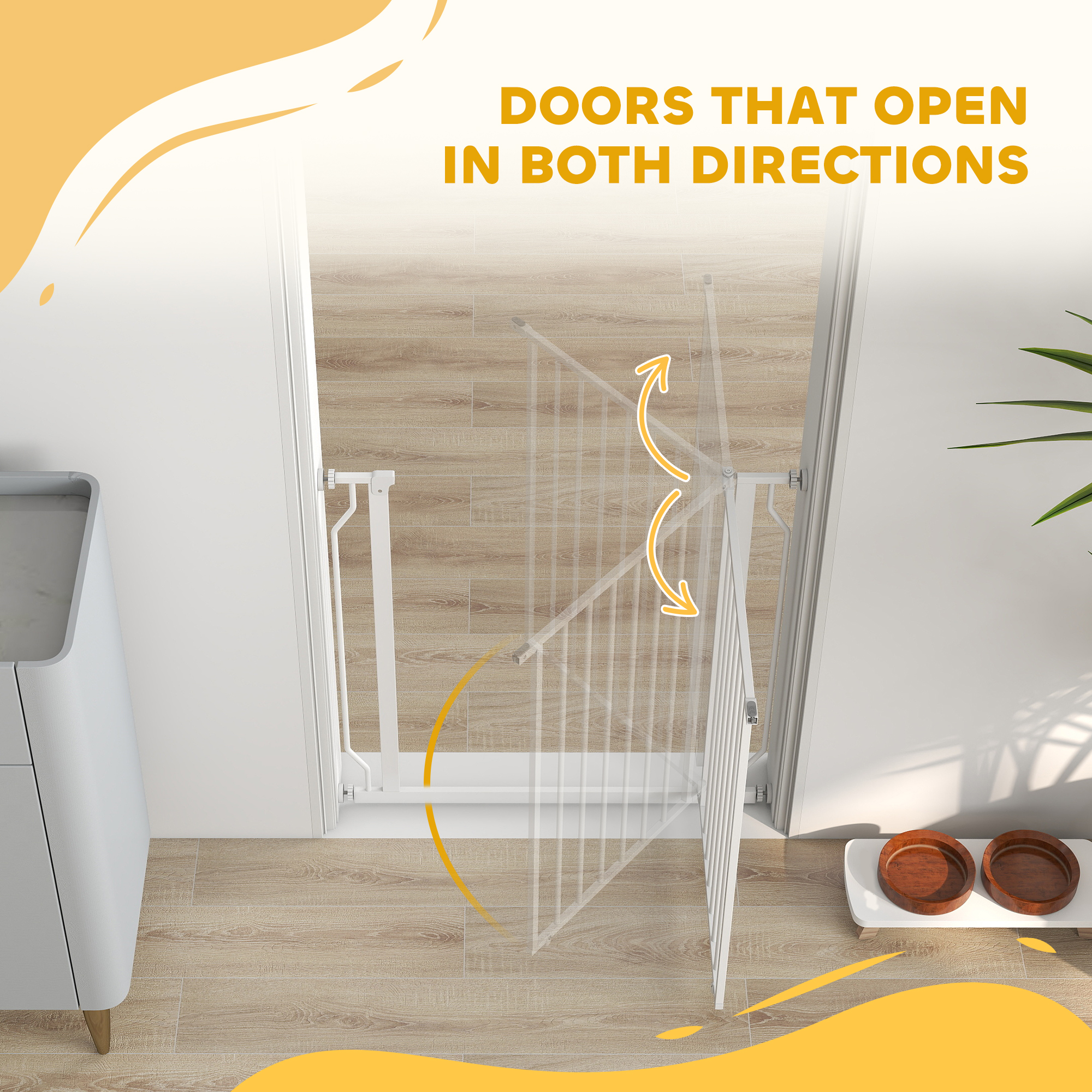 Ultra Wide Pet Safety Door With Pressure Device, Suitable For Doorways — image 4
