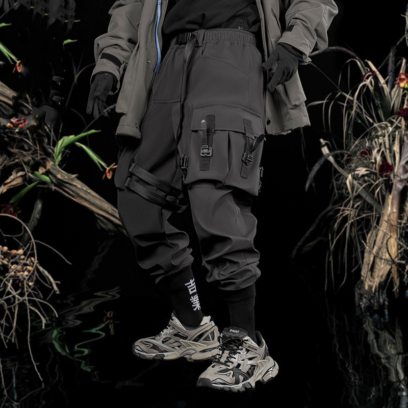 Men's Loose And Casual Trendy Big Pocket Overalls