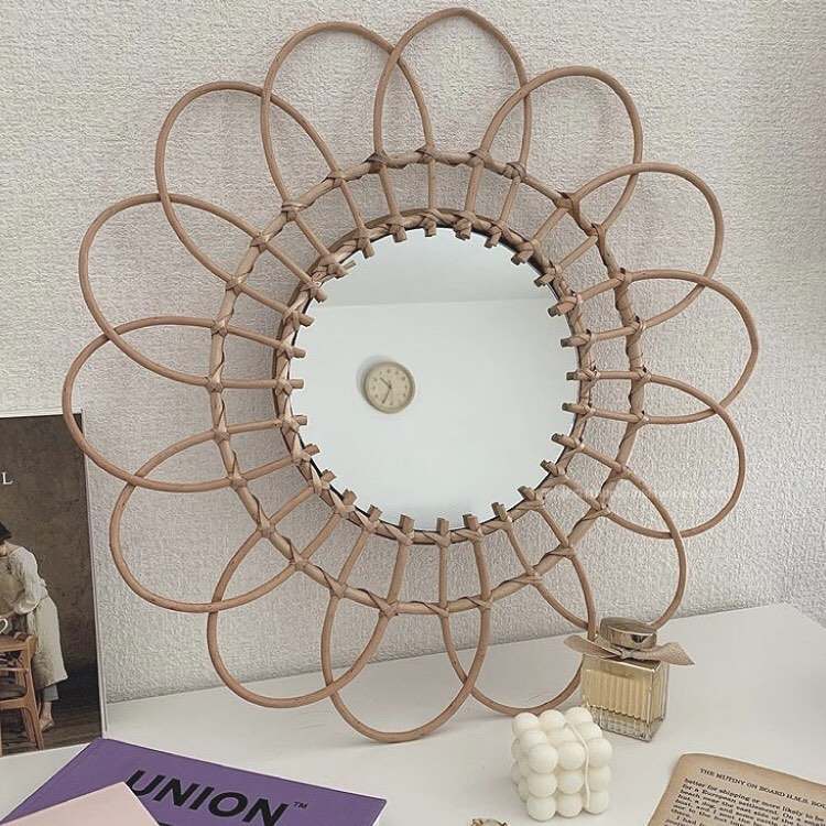 Rattan Wall Mirror, picture 3 of 6