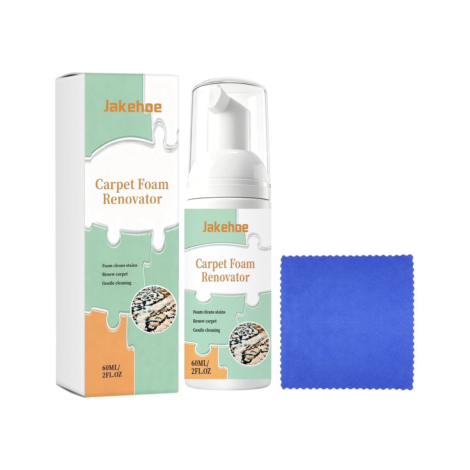 Cutie de reîmprospătare a spumei pentru covoare 60 ml