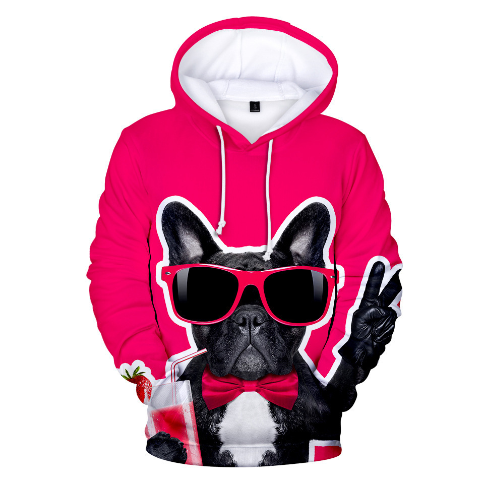 Title 16, Printed 3D Hooded Long Sleeve Sweatshirt