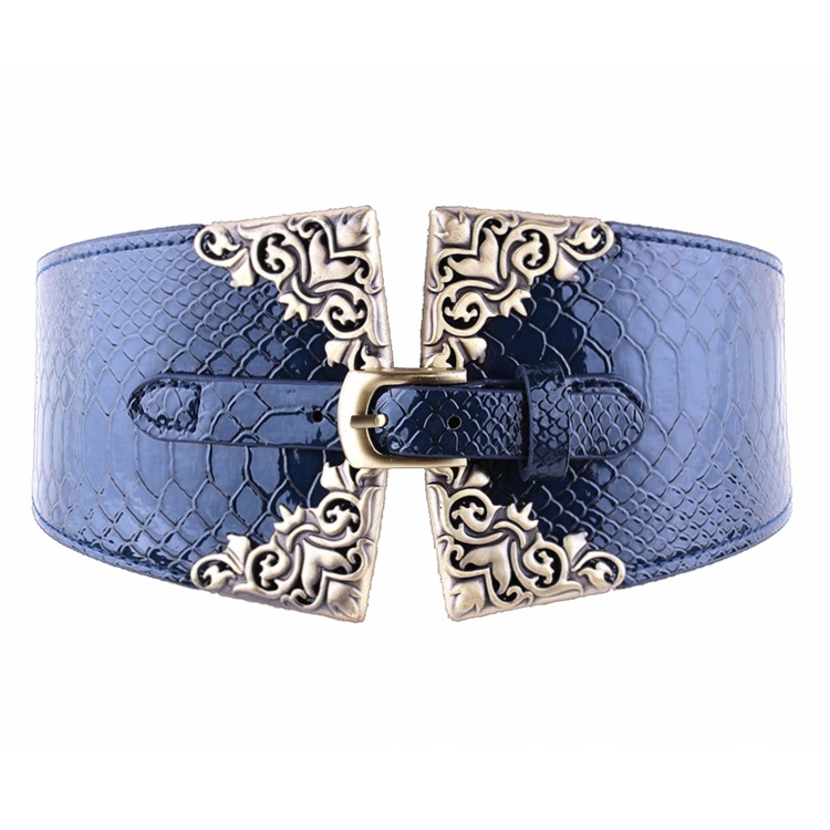 Title 3, European and American wild elastic wide belt