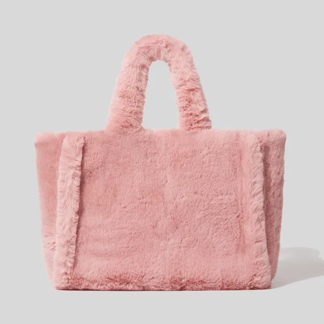 Pure Color Design Trendy Casual Shoulder Bag Pink - Shop at LoveMi