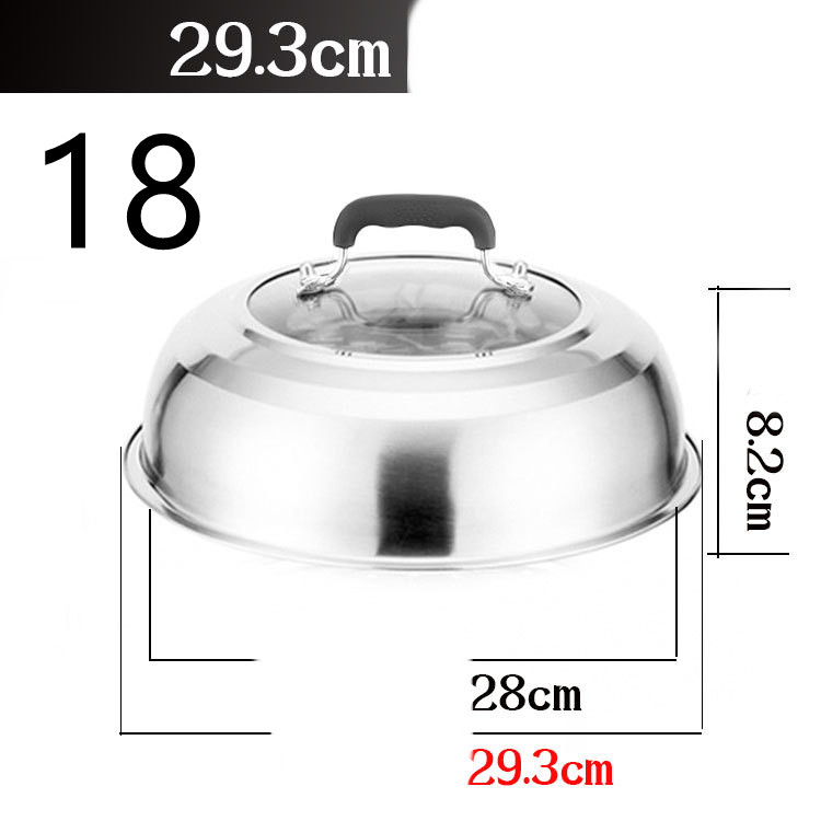 Title 14, Stainless Steel Heightened Round Household Wok ...